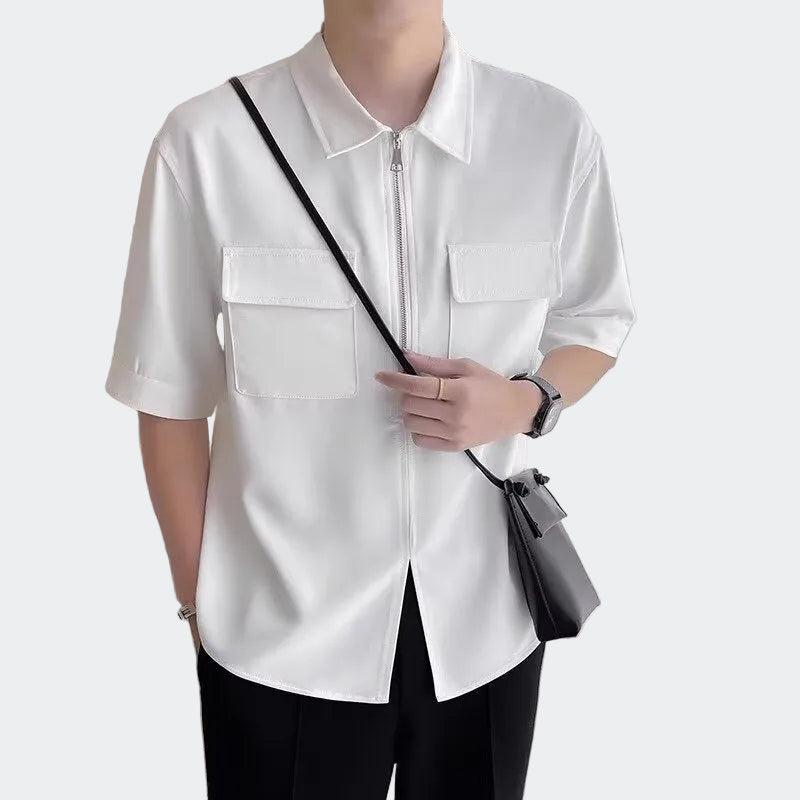 Men’s Half-Zip Short Sleeve Utility Shirt